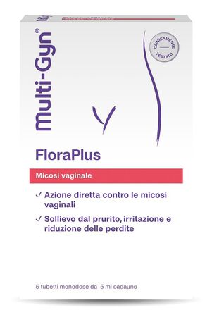 FLORAPLUS MULTI-GYN CANDIDOSI VAGINALE 5 TUBETTI X 5 ML image not present
