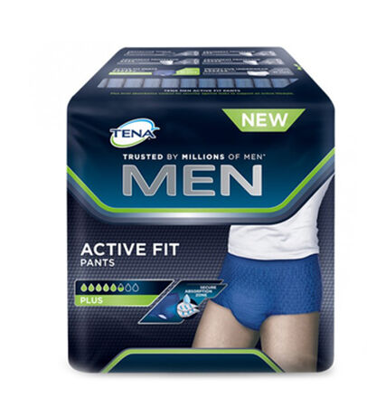 PULL UP UOMO TENA MEN PANTS ACTIVE FIT L 8 PEZZI image not present