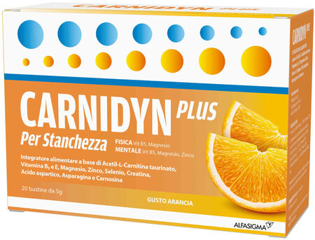CARNIDYN PLUS 20 BUSTINE DA 5 G GUSTO ARANCIA image not present