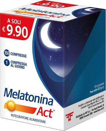 MELATONINA ACT 1 MG 150 COMPRESSE image not present