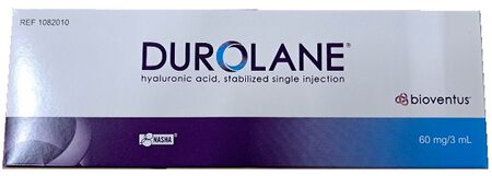 SIRINGA INTRA-ARTICOLARE DUROLANE ACIDO IALURONICO GEL 60 MG 3 ML image not present