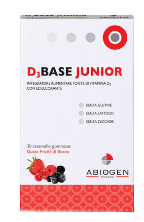 D3BASE JUNIOR 30 CARAMELLE GOMMOSE FRUTTI DI BOSCO image not present
