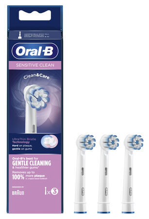 ORALB SENSITIVE CLEAN EB60 TESTINE PER SPAZZOLINO ELETTRICO 3 PEZZI image not present