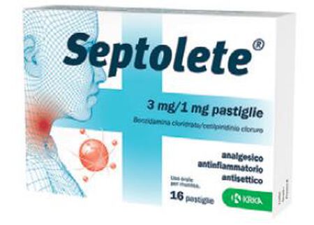 SEPTOLETE*16 pastiglie 3 mg + 1 mg aroma eucalipto image not present