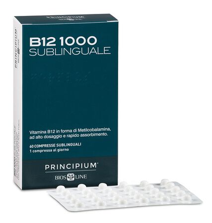 PRINCIPIUM B12 1000 60 COMPRESSE SUBLINGUALI image not present