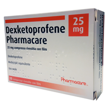DEXKETOPROFENE (PHARMACARE)*20 cpr riv 25 mg
