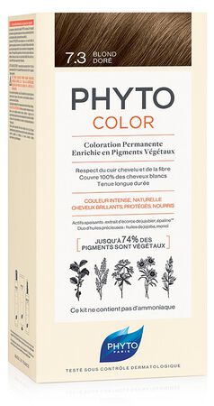 PHYTOCOLOR 7.3 BIONDO DORATO 1 LATTE + 1 CREMA + 1 MASCHERA + 1 PAIO DI GUANTI image not present