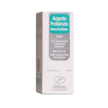 ARGENTO PROTEINATO (NEW.FA.DEM.)*AD gtt orl 10 ml 1%