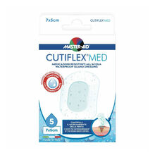 MEDICAZIONE AUTOADESIVA TRASPARENTE IMPERMEABILE MASTER-AID CUTIFLEXMED 7X5 CM 5 PEZZI