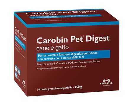 CAROBIN PET DIGEST GRANULARE 30 BUSTE DA 5 G image not present