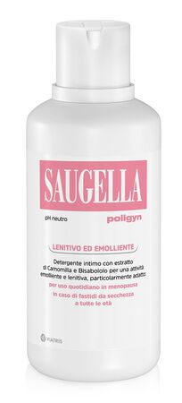 SAUGELLA POLIGYN PH NEUTRO DETERGENTE INTIMO LENITIVO ED EMOLLIENTE 500 ML image not present