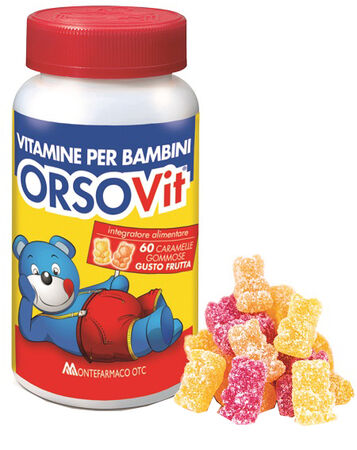 ORSOVIT CARAMELLE GOMMOSE VITAMINA BB SENZA GLUTINE 60 PEZZI image not present
