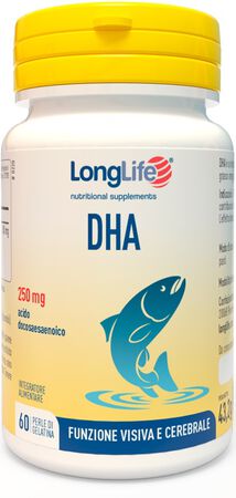 LONGLIFE DHA 250 MG 60 PERLE image not present