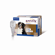 EFFITIX*spot-on soluz 4 pipette 6,60 ml 402 mg + 3.600 mg cani da 40 a 60 Kg
