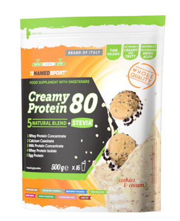 CREAMY PROTEIN 80 COOKIES & CREAM 500 G image not present