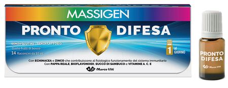 MASSIGEN PRONTO DIFESA 14 FLACONI X 10 ML image not present