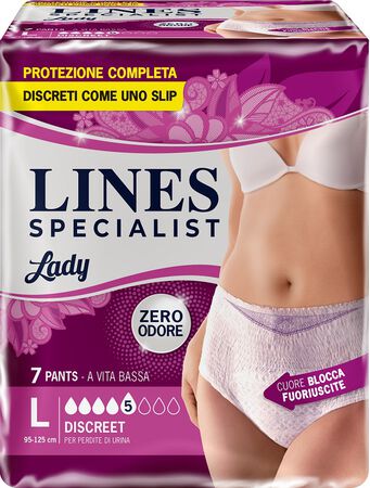 LINES SPECIALIST PANTS DISCREET L FARMA 7 PEZZI image not present