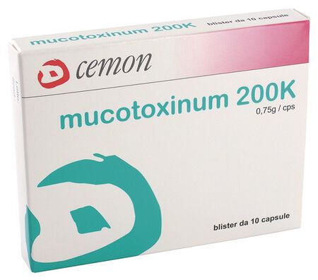 MUCOTOXINUM 200K 10 CAPSULE (CM-I) image not present