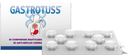 GASTROTUSS ANTIREFLUSSO 30 COMPRESSE MASTICABILI image not present