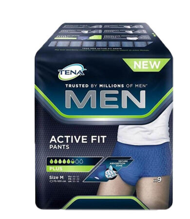 PULL UP UOMO TENA MEN PANTS ACTIVE FIT M 9 PEZZI image not present