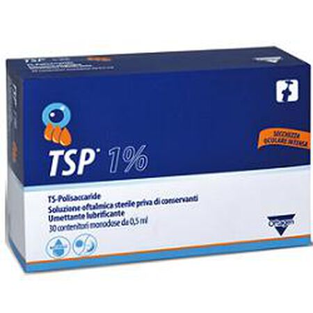 TSP 1% SOLUZIONE OFTALMICA UMETTANTE LUBRIFICANTE 30 FLACONCINI MONODOSE 0,5 ML image not present