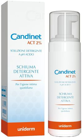 CANDINET ACT 2% SCHIUMA DETERGENTE ATTIVA 150 ML image not present