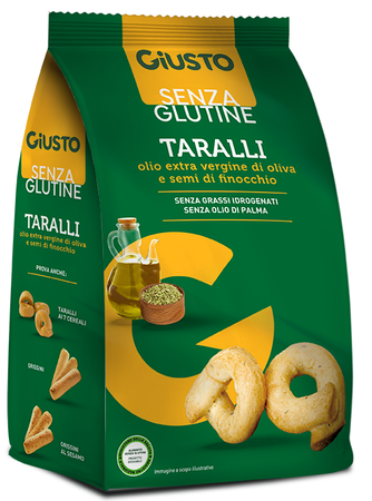 GIUSTO SENZA GLUTINE TARALLI FINOCCHIO 175 G image not present