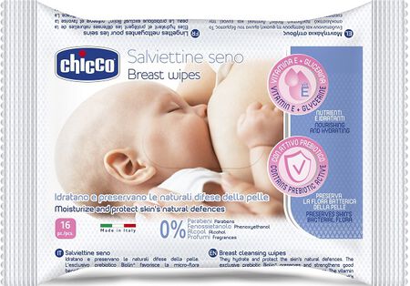 CHICCO SALVIETTE DETERGENTI PER IL SENO 16 PEZZI image not present