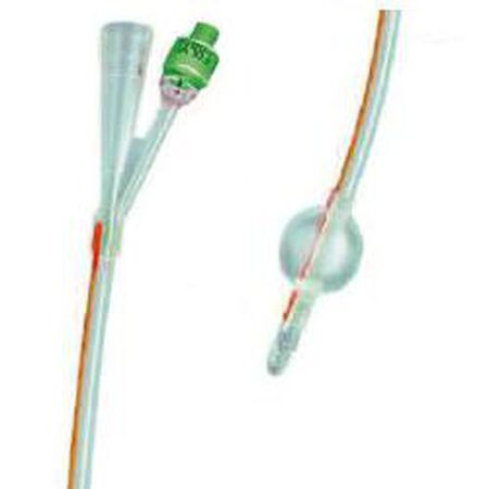 CATETERE FOLEY IN SILICONE TRASPARENTE A 2 VIE CON PALLONCINO 5-10ML DIAMETRO CH20 6,66MM LUNGHEZZA 40CM image not present