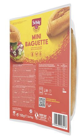 SCHAR MINI BAGUETTE SENZA LATTOSIO 2 X 75 G image not present