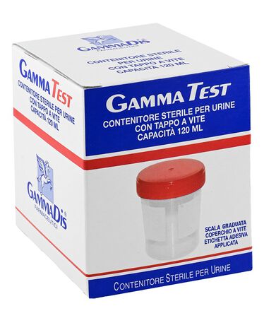 CONTENITORE STERILE PER LA RACCOLTA URINA 120 ML image not present