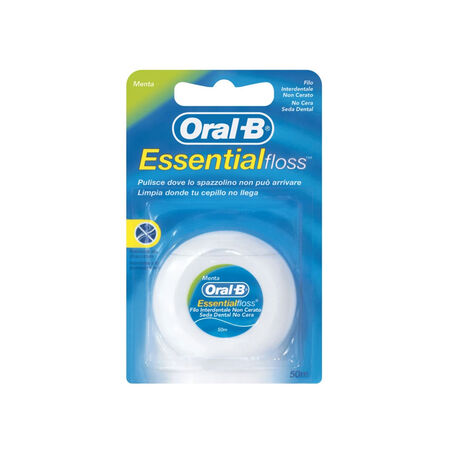 ORALB ESSENTIALFLOSS FILO INTERDENTALE NON CERATO 50 METRI image not present