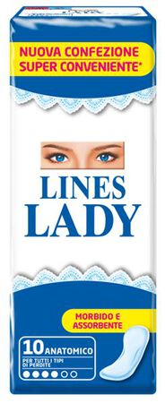 LINES LADY ANATOMICO 10 PEZZI image not present