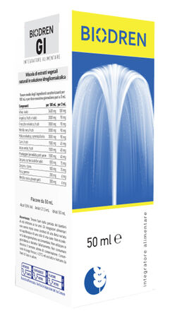 BIODREN GI SOLUZIONE IDROALCOLICA 50 ML FLACONE image not present