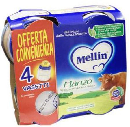 MELLIN OMOGENEIZZATO MANZO 4X80 G image not present