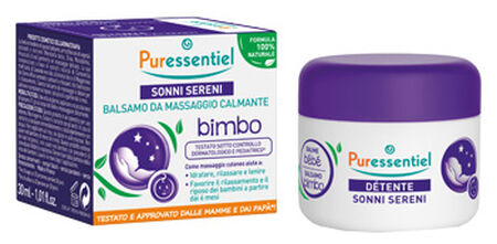 PURESSENTIEL BALSAMO DA MASSAGGIO PETTORALE BIMBO SONNI SERENI 30 ML image not present