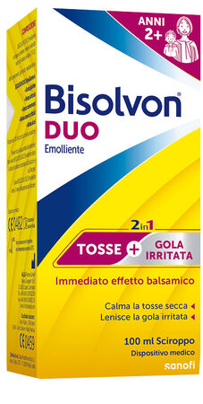 BISOLVON DUO SCIROPPO EMOLLIENTE 100 ML image not present