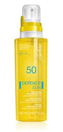 DEFENCE SUN 50 OLIO SOLARE PROTEZIONE ALTA 150 ML image not present