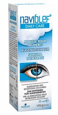 NAVIBLEF DAILY CARE SCHIUMA PER RIMOZIONE SECREZIONI OCULARI DA PALPEBRE E CIGLIA 50 ML image not present