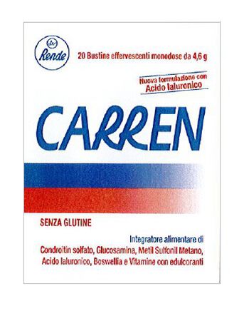 CARREN 20 BUSTINE EFFERVESCENTI MONODOSE DA 4,6 G L'UNA image not present