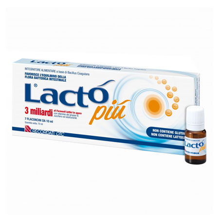 LACTO PIU 3 MILIARDI 7 FLACONCINI image not present