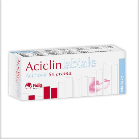ACICLINLABIALE*crema derm 2 g 5% image not present