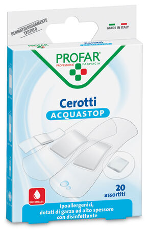 CEROTTO ACQUASTOP ASSORTITI PROFAR 20 PEZZI image not present