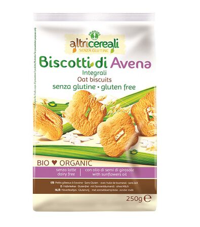 ALTRICEREALI BISCOTTI ALL'AVENA INTEGRALI 250 G image not present