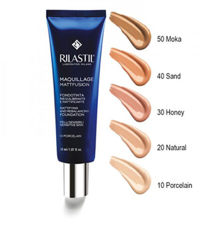 RILASTIL MAQUILLAGE FONDOTINTA RIEQUILIBRANTE MATTIFIANT 10 30 ML image not present
