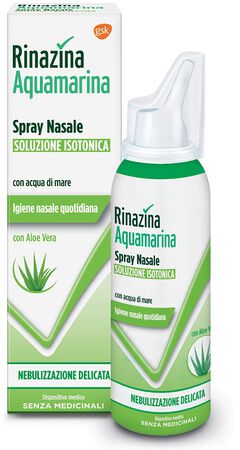 RINAZINA AQUAMARINA ISOTONICA ALOE SPRAY NEBULIZZAZIONE DELICATA 100 ML image not present