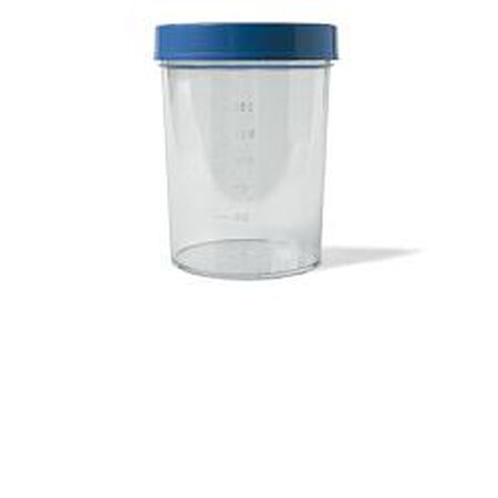 CONTENITORE PIC STERILE TRASPARENTE PER ANALISI DEI FLUIDI ORGANICI 100 ML TAPPO A VITE + ETICHETTA AUTOADESIVA image not present