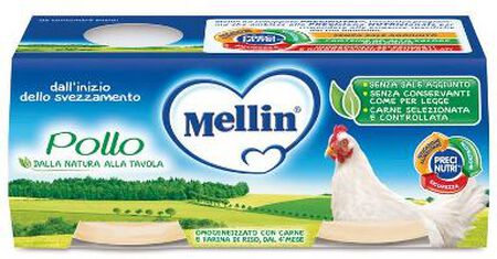 MELLIN OMOGENEIZZATO POLLO 2 X 80 G image not present