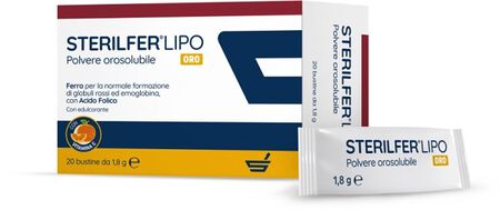 STERILFER LIPO ORO 20 BUSTINE image not present