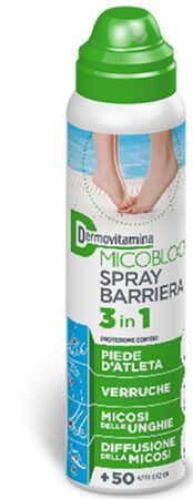DERMOVITAMINA MICOBLOCK SPRAY BARRIERA 3 IN 1 PIEDE D'ATLETA 100 ML image not present